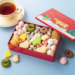 ヨーグルトフォーシーズンズ ヨーグルトクリスマスクッキー缶【冬の贈りもの・お歳暮】[YCX-30]