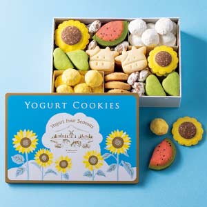 ヨーグルトフォーシーズンズ ヨーグルトサマークッキー缶【夏の贈りもの・お中元】[SYG-30]