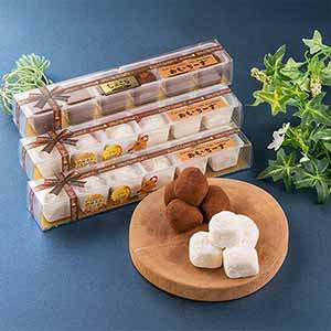 わらく堂 おもっちーず2種3本セット(プレーン2、しょこら1)1セット【おいしいお取り寄せ】