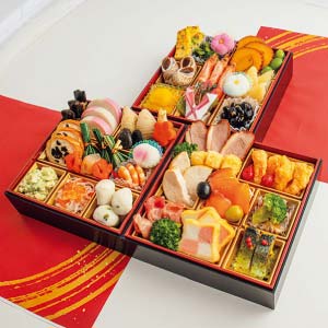 漬新 和洋折衷三段重「夢」【3人前・42品目】【イオンのおせち】【関東地区お届け限定】