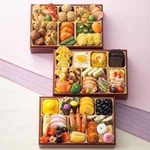 和洋中三段重「吉春」(きっしゅん)【2〜3人前・55品目】【イオンのおせち】