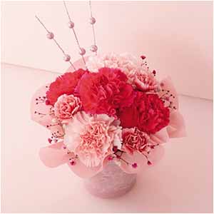 竹中庭園緑化 フラワーアレンジ「ピンクメヌエット」【母の日】