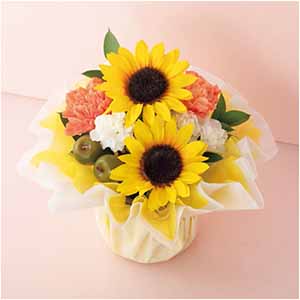 竹中庭園緑化 フラワーアレンジ「フラワーサンシャイン」【父の日】