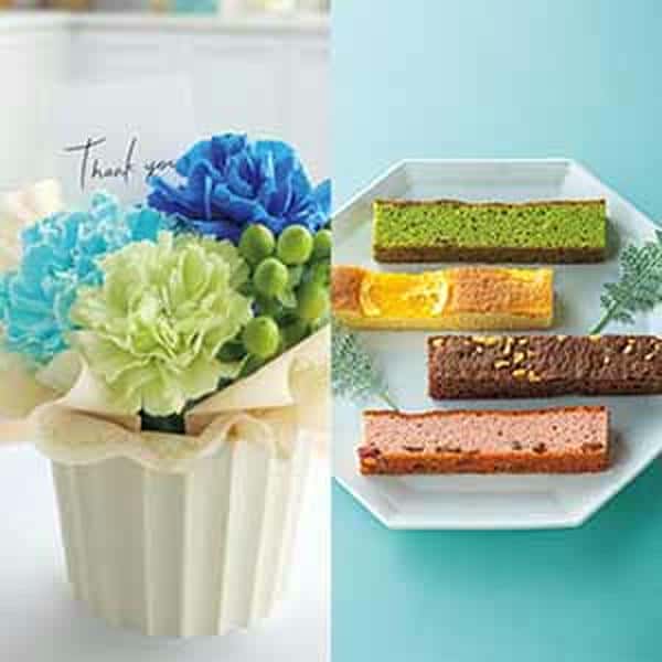 竹中庭園緑化 父の日カーネーションアレンジ＋ひととえ キュートセレクション【父の日】