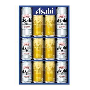 アサヒビール アサヒスーパードライ・アサヒゴールドダブルセット【夏の贈りもの・お中元】[SGW-3]