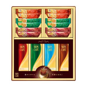 モンカフェ モンカフェ ドリップコーヒー＆スティック バラエティギフト【冬の贈りもの・お歳暮】[MAS-30S]