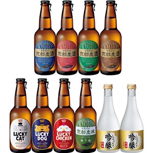 黄桜 黄桜BREW＆吟醸原酒10本セット【夏の贈りもの・お中元】[KBG-10B]