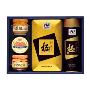 ニコニコのり 海苔・缶瓶詰合せ【夏の贈りもの・お中元】[MB-40R]