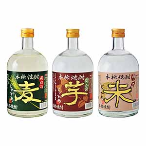 宮下酒造 本格焼酎飲みくらべ3本セット【冬の贈りもの・お歳暮】