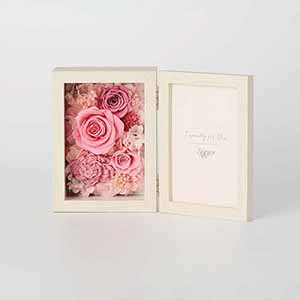 光の楽園 プリザーブドフラワーBOピンク [F-3604]【母の日】