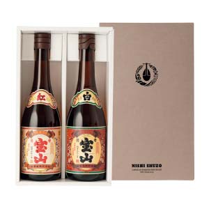 西酒造 薩摩宝山 紅白セット【冬の贈りもの・お歳暮】