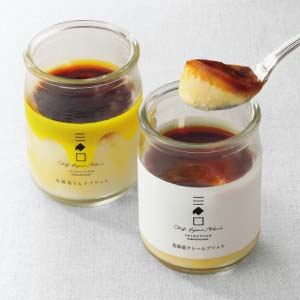 三國シェフ推奨 北海道クレームブリュレ・ミルクブリュレ6本セット【冬の贈りもの・お歳暮】[MCM-N]