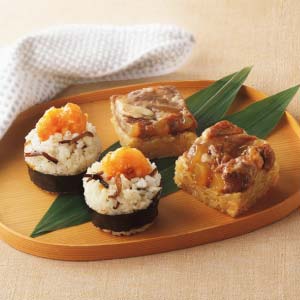 丸政 そば屋の天むす＆軟骨焼豚おこわセット【冬の贈りもの・お歳暮】