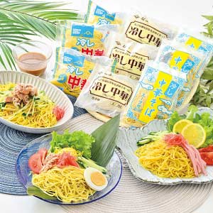 清水商店 福井でつくった冷やし中華の食べくらべ【夏の贈りもの・お中元】[TFH-3]