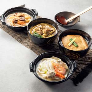 うどん本陣山田家 レンジで簡単 個食讃岐うどん4種の味の詰合せ【冬の贈りもの・お歳暮】[FG-4]