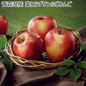 青森県産 葉とらずサンふじりんご(お届け期間：12/1〜12/31)【冬の贈りもの・お歳暮】