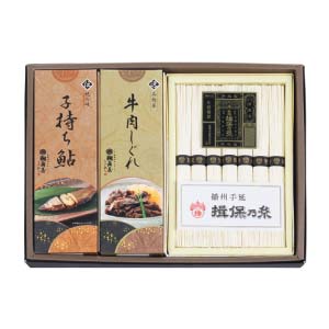 鵜舞屋 揖保乃糸・惣菜詰合せ【夏の贈りもの・お中元】[IS-40]