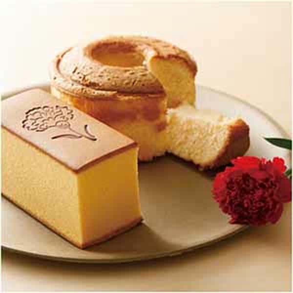 烏鶏庵 烏骨鶏かすていら・シフォンケーキ母の日セット【母の日】