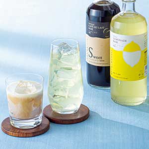 ゆげ焙煎所 レモネードベース・カフェオレベース(Sweet)セット【夏の贈りもの・お中元】