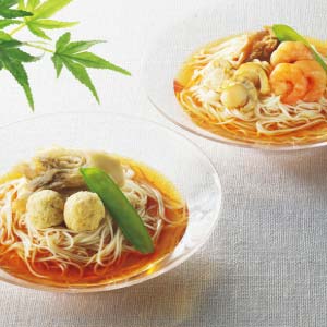 無限堂 レンジで簡単 2種の稲庭そうめん【夏の贈りもの・お中元】[KBS-DI]
