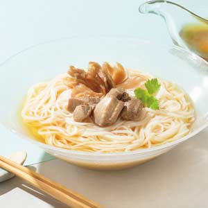 無限堂 稲庭素麺・比内地鶏だしつゆ付き【夏の贈りもの・お中元】[RB-S]