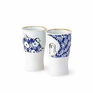 波佐見焼 kotohogi smart 1/2 ペアゴブレット [25295]【父の日】