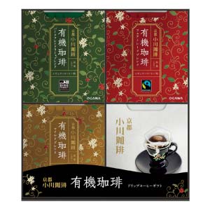 小川珈琲 有機ドリップコーヒーギフト【冬の贈りもの・お歳暮】[OCYB-30]
