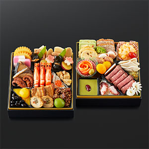 味遊心 風光 和洋二段重【2〜3人前・39品目】【限定20点】【イオンのおせち】【近畿・中四国地区お届け限定】【NN】