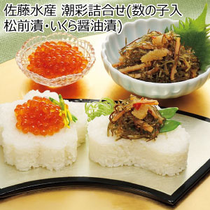 佐藤水産 潮彩詰合せ(数の子入松前漬・いくら醤油漬)【冬の贈りもの・お歳暮】