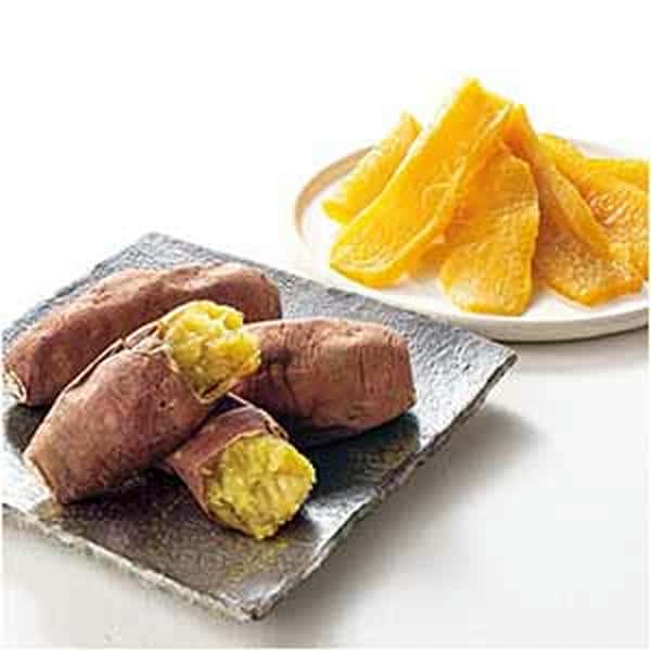 茨城県産 茨城県産焼き芋(自社)・干し芋セット(冷凍)【母の日】