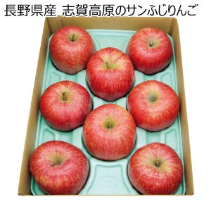 長野県産 志賀高原のサンふじりんご(お届け期間：12/5〜12/31)【冬の贈りもの・お歳暮】