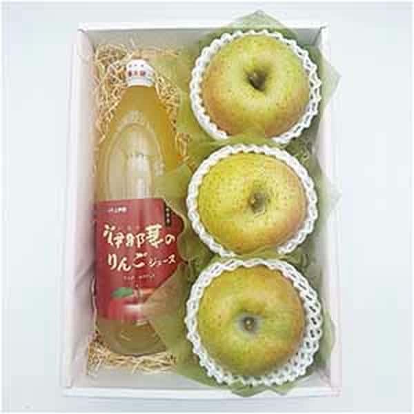 青森県産又は長野県産 王林りんごとりんごジュースの詰合せ【母の日】