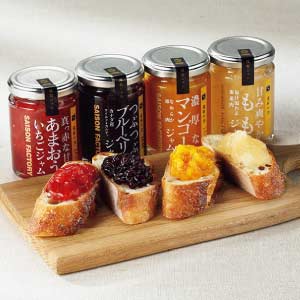 セゾンファクトリー ジャム4個詰合せ【夏の贈りもの・お中元】[SJK-30NI]