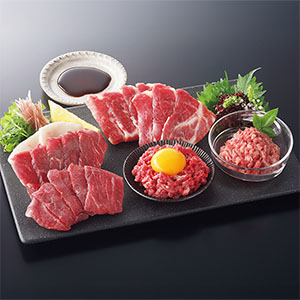 鮮馬刺し 5種詰合せ【冬の贈りもの・お歳暮】