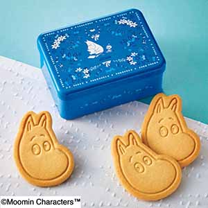 ムーミン ダイカットクッキー缶(5枚)【冬の贈りもの・お歳暮】[MMDCC]