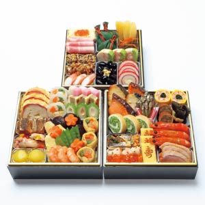 京・料亭 わらびの里 料亭おせち三段重【3人前・42品目】【イオンのおせち】