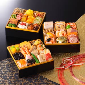 東京正直屋 和洋中おせち三段重 「吉祥」【2〜3人前・44品目】【イオンのおせち】