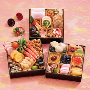 北大路 銀座本店 和風三段重「慶花」【2〜3人前・42品目】【イオンのおせち】