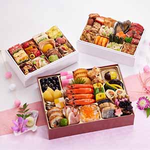 京都しょうざん 和洋中二段三重【3人前・55品目】【イオンのおせち】