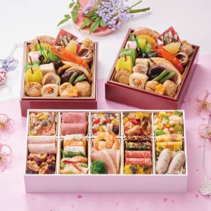 京都しょうざん 和の個食おせち＆オードブル二段三重【2人前・46品目】【イオンのおせち】
