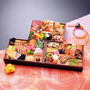 四谷日本料理鈴なり 四谷日本料理鈴なり監修和の三段重【3〜4人前・59品目】【イオンのおせち】