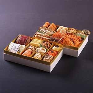 函館五島軒 洋風二段重「王朝」【4人前・22品目】【イオンのおせち】