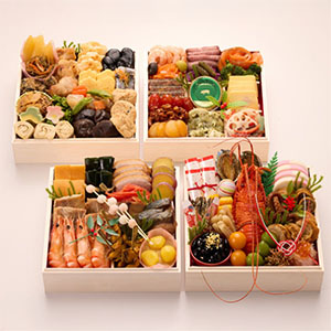 祇おん江口監修 慶雲 与段重【4人前・65品目】【イオンのおせち】