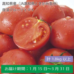 高知県産(JA高知県とさかみ支所) 夜須フルーツトマト 計1.8kg以上【ふるさとの味・中四国】