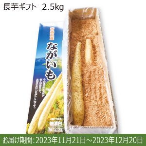 青森県産 長芋ギフト 2.5kg化粧箱【ふるさとの味・南関東】