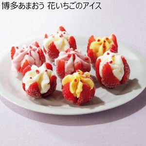 博多あまおう 花いちごのアイス 【季節の贈り物】 [A-DRS]