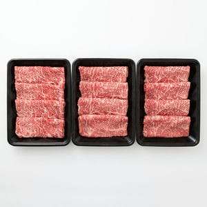 3大銘柄牛(松阪牛、神戸牛、米沢牛)ロースすきやき用食べ比べセット 600g