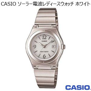 CASIO ソーラー電波レディースウォッチ ホワイト （R3265）【雑貨】