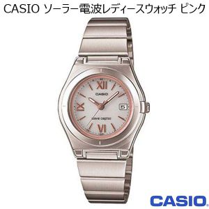 CASIO ソーラー電波レディースウォッチ ピンク （R3266）【雑貨】