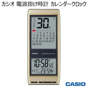カシオ 電波掛け時計 カレンダークロック IDC-700J-9JF （R3879）